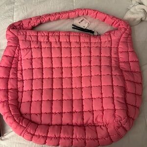 FP quilted bubblegum carryall